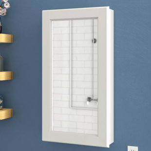 Medicine Cabinets You Ll Love Cates 16 X 30 Surface Mount Medicine Cabinet With 2 Adjule Shelves