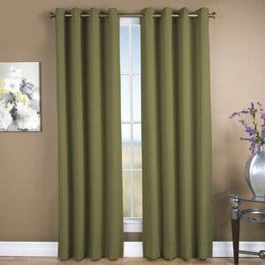 Gambier Solid Blackout Grommet Single Curtain Panel