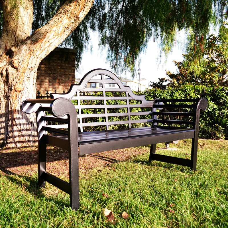 Innova Hearth and Home Lutyens Aluminum Garden Bench & Reviews | Wayfair