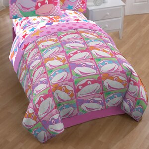 I Love TMNT Reversible Comforter