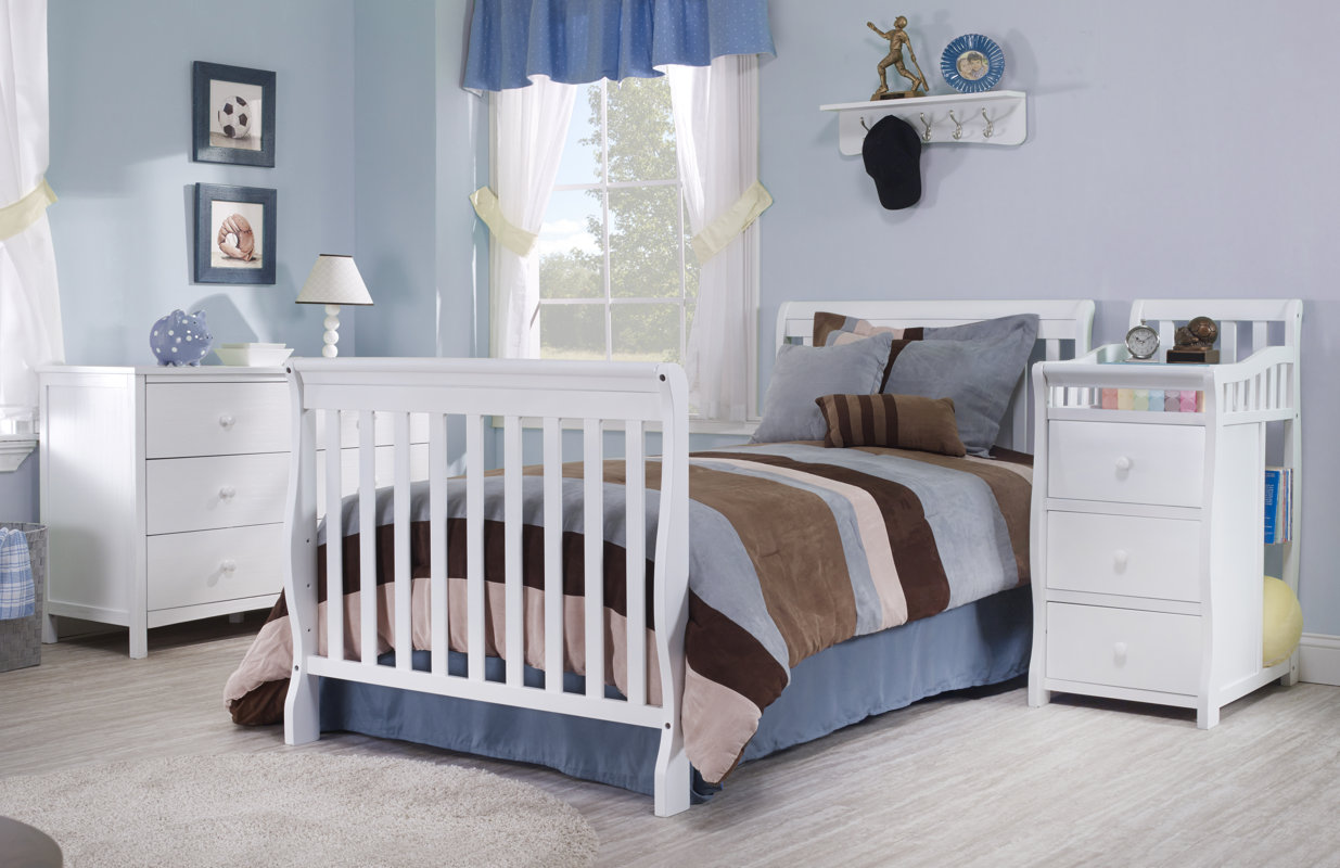 Sorelle Newport 2in1 Convertible Mini Crib and Changer & Reviews