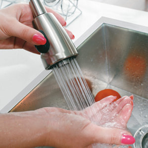 VIGO Graham Single Handle Pull-Down Spray Kitche..