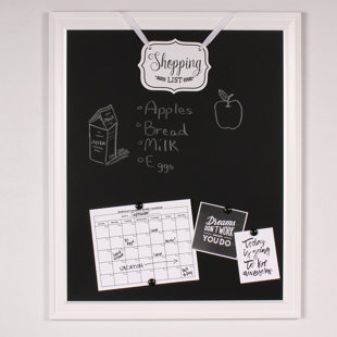 Kitchen Magnetic Chalkboard Wayfair Bosc Magnetic Chalkboard