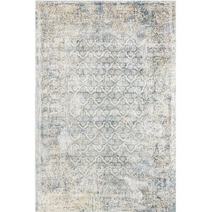 Desert Skies Hand-Loomed Blue Area Rug