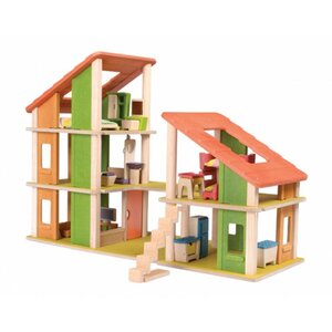 Chalet Dollhouse with Furniture