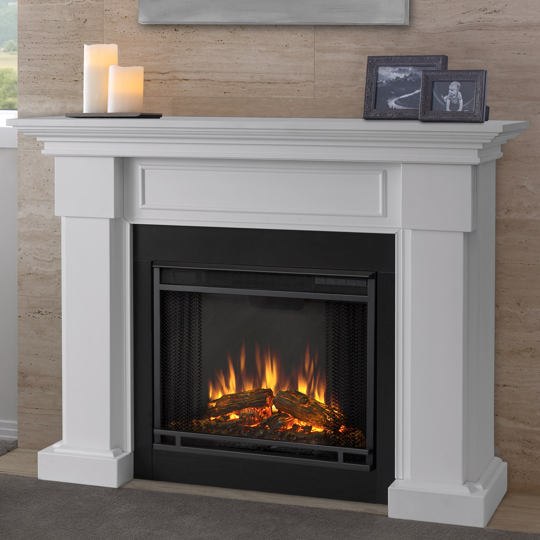 Real Flame Hillcrest Electric Fireplace & Reviews Real Flame Hillcrest Electric Fireplace & Reviews