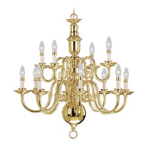 Perrone 12-Light Candle-Style Chandelier