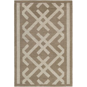 Congo Lynnie Hand-Tufted Taupe/Beige Area Rug
