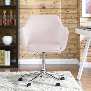 Blush Pink Velvet Desk Chair Wayfair Quickview Blush Velvet
