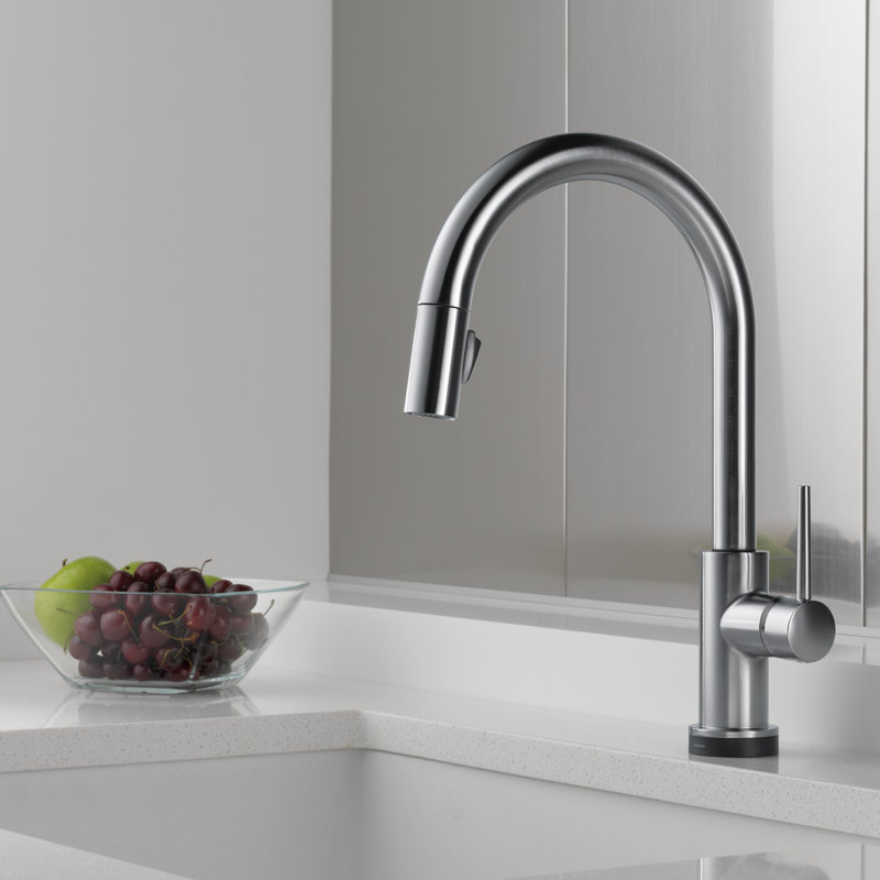 Delta Trinsic® Kitchen Single Handle Pull Down Standard Kitchen Faucet