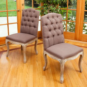 Elkton Parsons Chair (Set of 2) by Astoria Grand