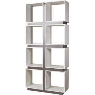 Modern Contemporary White Shelving Units Allmodern Charron Cube Unit Bookcase