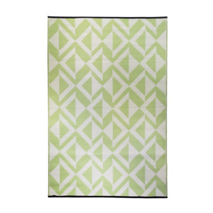 Premier Home Hand-Woven Green/White Indoor/Outdoor Area Rug