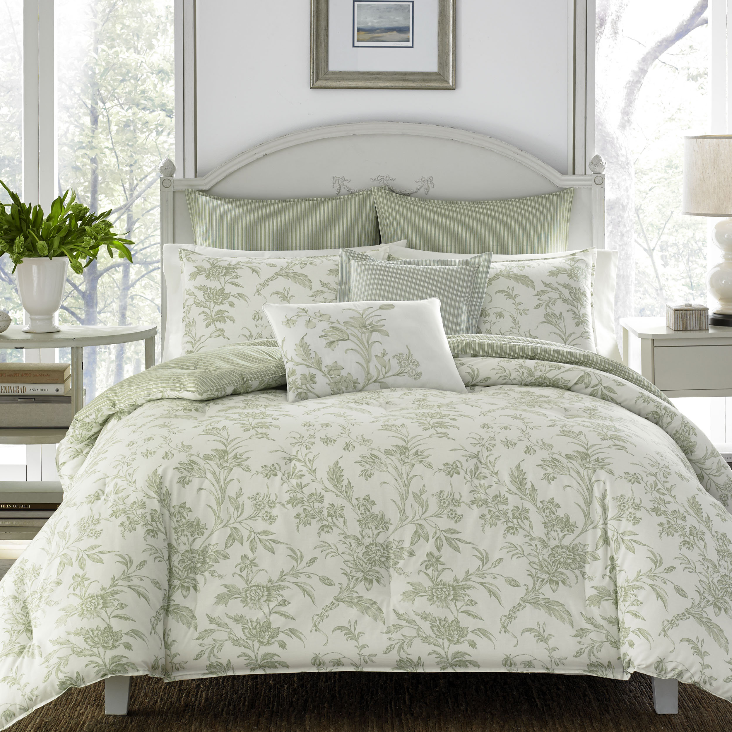 Laura Ashley Natalie 100 Cotton Comforter Set By Home Laura Ashley Natalie 100 Cotton Comforter Set By Home Reviews Birch Lane