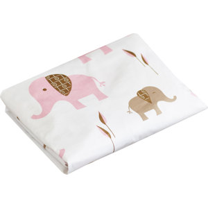 Elephant Fitted Crib Sheet