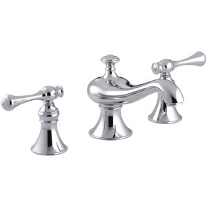 Revival Widespread Double Handle Bathroom Faucet with Drain Assembly