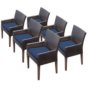 Napa Patio Furniture Wayfair Napa Patio Dining Chair With Cushion Set Of 6