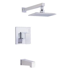 Mid-Town Volume Tub and Shower Faucet Trim with Lever Handle