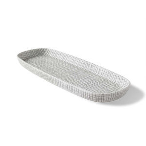Raffia Bathroom Accessory Tray