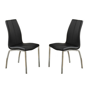 Bobkona Koren Parsons Chair (Set of 2) by Poundex