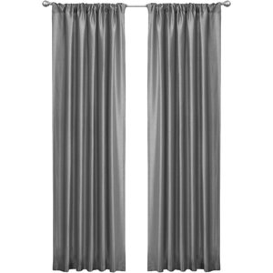 Eline Solid Rod Pocket Curtain Panels (Set of 2)