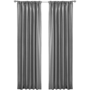 Eline Solid Rod Pocket Curtain Panels (Set of 2)