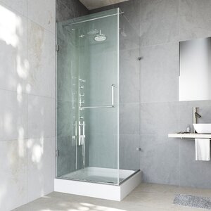 Pacifica 36 x 48-in. Frameless Shower Enclosure with .375-in.