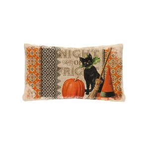 Victorian Halloween Lumbar Pillow Cover