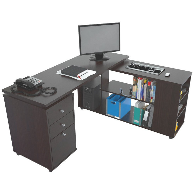 Laude Run Toby L Shape Computer Desk Reviews Wayfair Toby L Shape Computer Desk