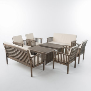 Charcoal Sofa Set Wayfair Roosevelt 8 Piece Sofa Set With Cushions