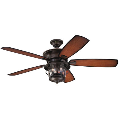 52 Quebec 5 Blade Outdoor Ceiling Fan Light Kit Included Reviews 52 Quebec 5 Blade Outdoor Ceiling Fan Light Kit Included