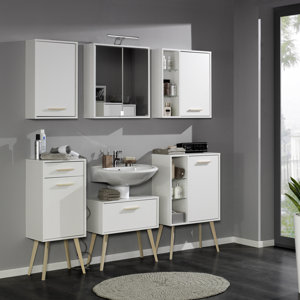 6-tlg. Badezimmer-Set Stockholm von Held Möbel
