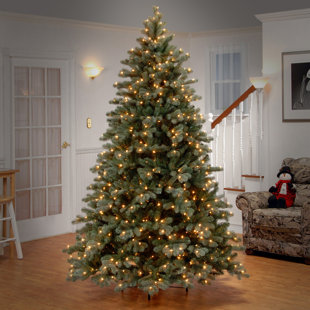 colorado 75 greenwhite spruce trees artificial christmas tree with 750 incandescent clearwhite lights with stand - Small Flocked Christmas Tree colorado 75 greenwhite spruce trees artificial christmas tree with 750 incandescent clearwhite lights with stand - Small Flocked Christmas Tree