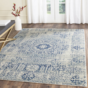 2 X 6 Runner Rugs Wayfair Huma Ivory Blue Area Rug