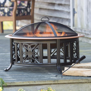 Wood Burning Patio Fire Pits outdoor fireplaces you'll love | wayfair Wood Burning Patio Fire Pits outdoor fireplaces you'll love | wayfair