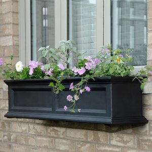 Fairfield Self-Watering Plastic Window Box Planter