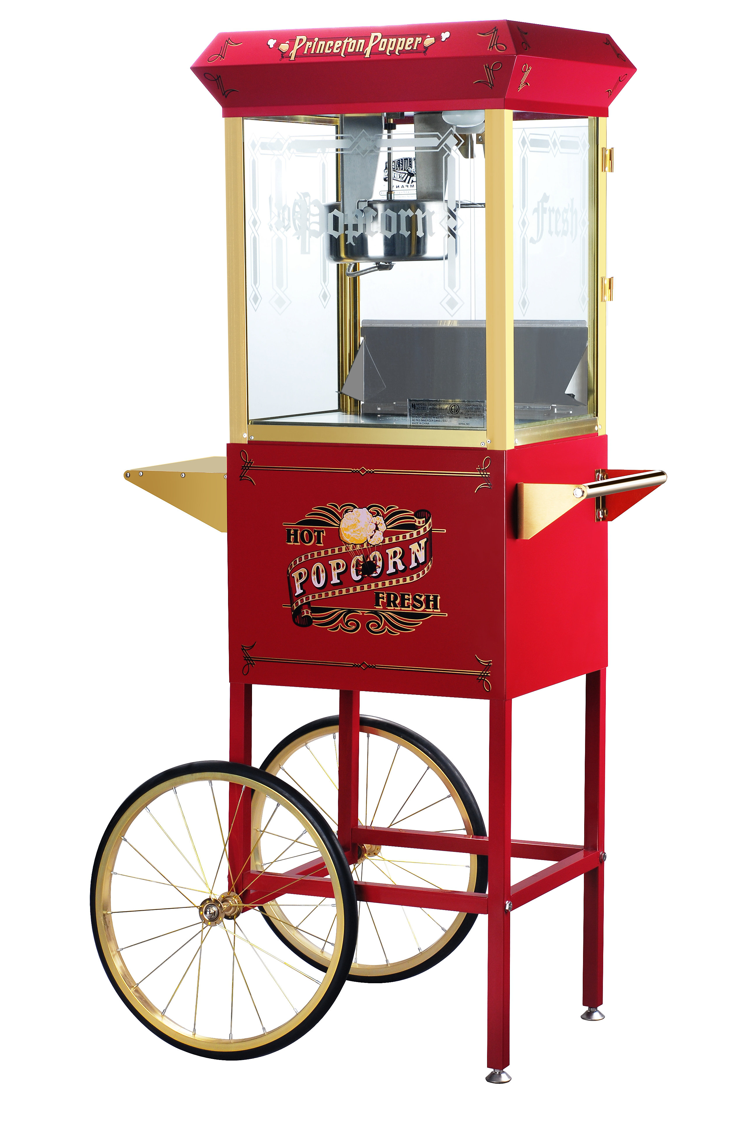 Great Northern Popcorn Princeton 8 Oz. Antique Popcorn Machine with