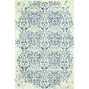 Arlingham Ivory/Blue Area Rug