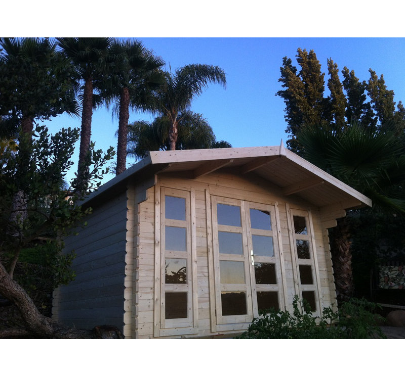 SolidBuild Bristhol 13 ft. W x 10 ft. D Solid Wood Storage ...