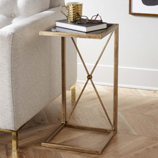 Gold End Side Tables You Ll Love Wayfair Thatcher End Table