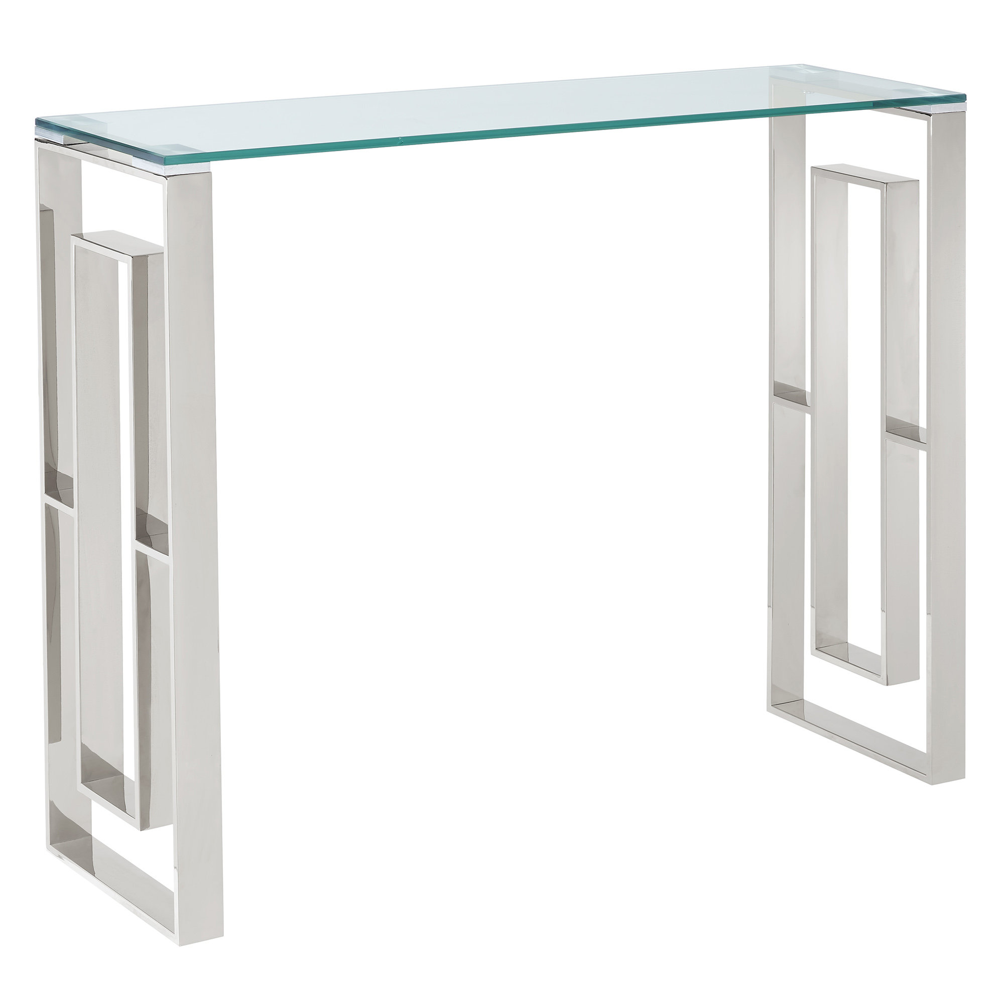 Menchaca Stainless Steel Console Table Reviews Allmodern