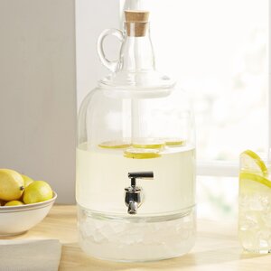 Glass Jug Beverage Dispenser