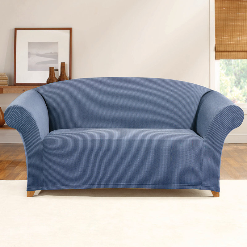 Sure Fit Box Cushion Loveseat Slipcover & Reviews Wayfair