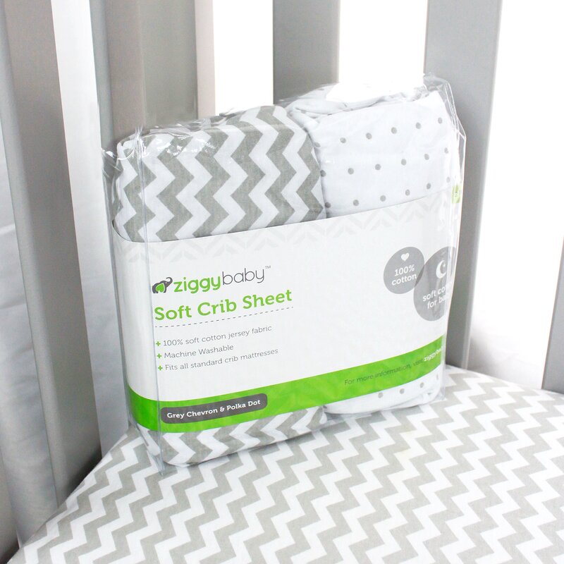 Ziggy Baby Jersey Knit Cotton Fitted Crib Sheets & Reviews Wayfair