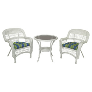 White Resin Bistro Set Wayfair Quickview Coastal White