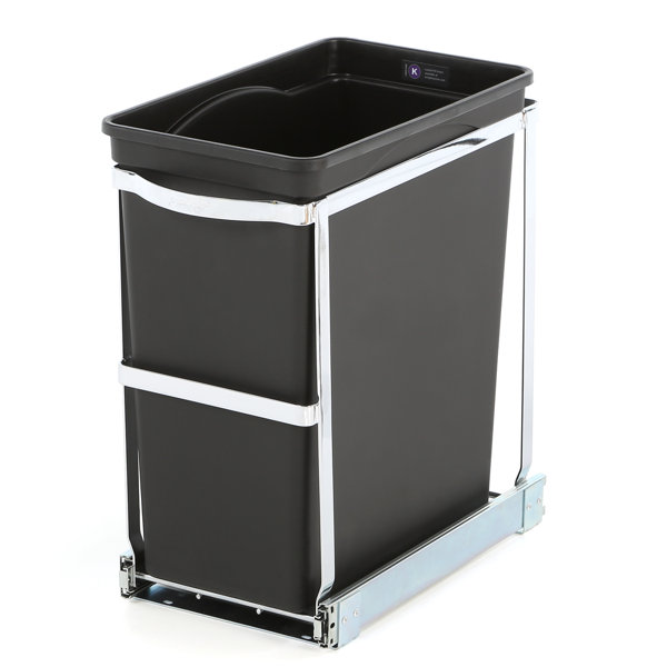 simplehuman 8 Gallon Under Counter Pull-Out Trash Can ...