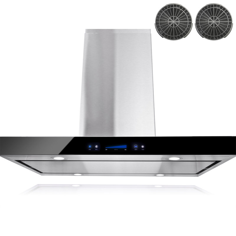 AKDY 36" 400 CFM Convertible Island Range Hood & Reviews Wayfair