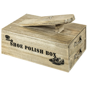 Schuhputzkiste von Hazelwood Home