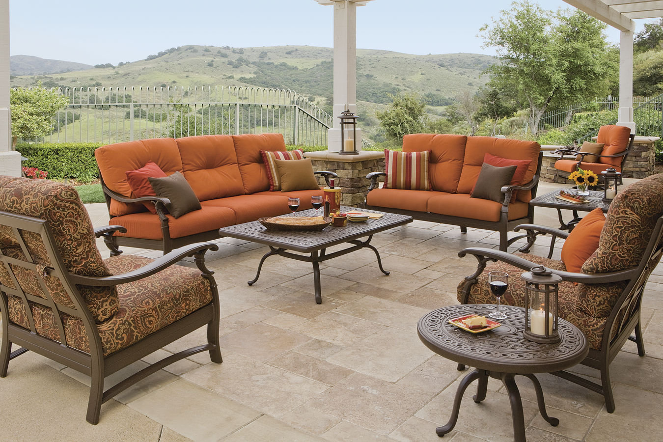 Tropitone Ravello Deep Seating Group With Cushions Wayfair