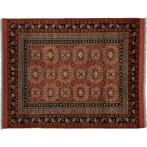 One-of-a-Kind Ziegler Hand-Knotted Red Area Rug